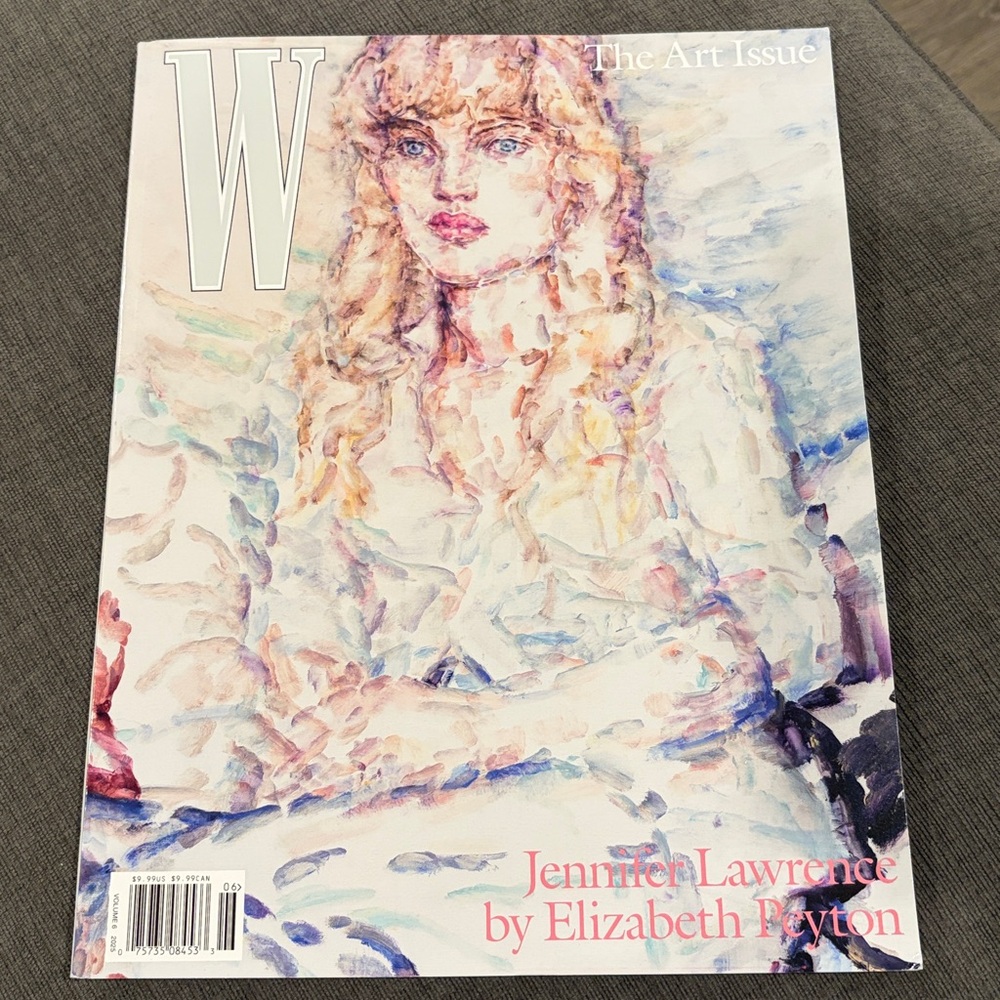 W Magazine - 2025 The Art Issue - Jennifer Lawrence - NEW!!   fashion magazines